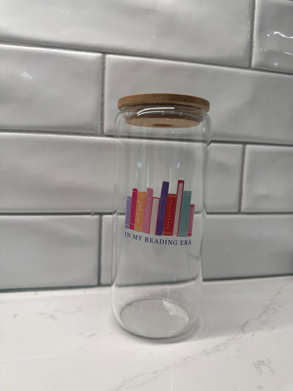 Bookish Glass Cups